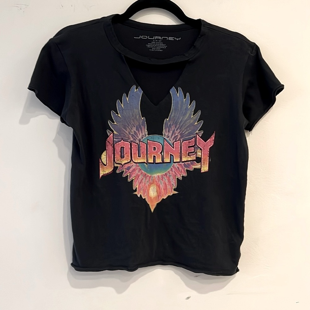 Journey distressed tee Sz Small
